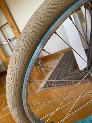 Bicicleta Btwin Poply 500 Gris/Azul