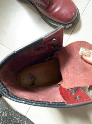 Botas Dr Martens rojas talla 37
