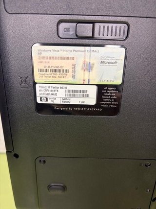 HP Pavilion DV9700 (DV9850EL) 17