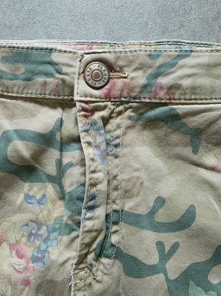 Gonna militare floreale 14 anni