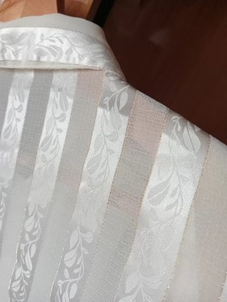 Camicia organza vintage bianca