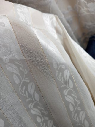 Camicia organza vintage bianca