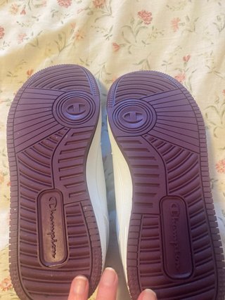 Zapatillas Champion Blancas y Moradas