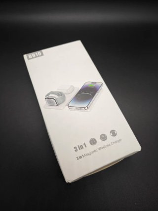 Cargador Magnético 3 en 1 Plegable para Apple