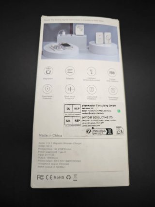 Cargador Magnético 3 en 1 Plegable para Apple