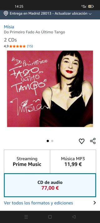 Doble CD Misia Do Primeiro Ao Último Tango