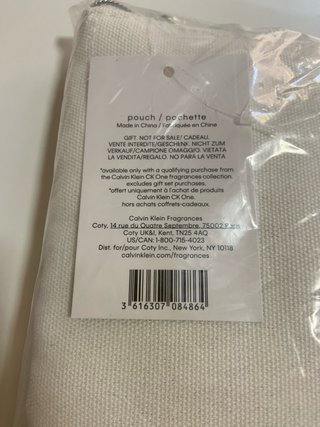 Calvin Klein Pouch/Pochette Blanco