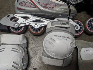Patines en línea ,Rollerblade y protectores
