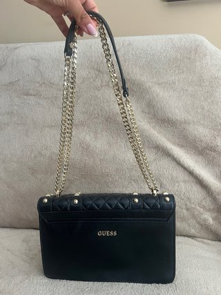 Bolso Guess Negro Tachuelas Doradas