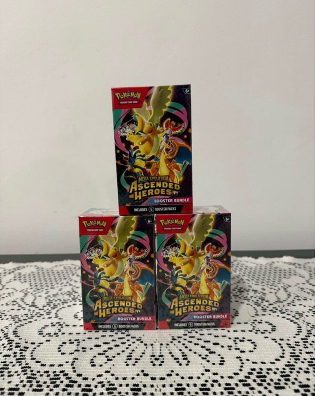 x3 Booster Bundle Mega Evolution Ascended Heroes