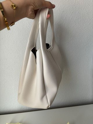 Bolso Coach Blanco Piel Grabada Elegante