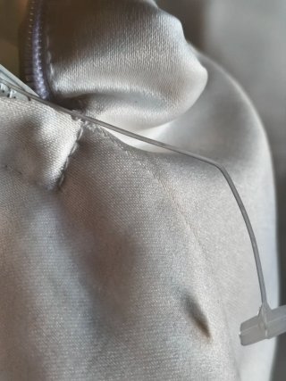 Vestido de Novia Blanco con Cola