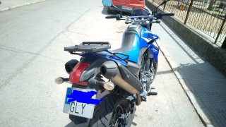 Yamaha XT 660X Supermotard Azul y Blanca
