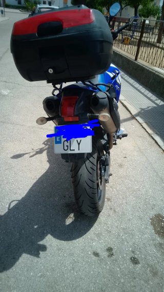 Yamaha XT 660X Supermotard Azul y Blanca