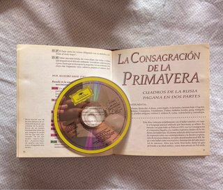 Libro CD Stravinsky - Consagración de la primavera