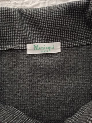 Chaqueta pata de gallo gris sin estrenar Monisqui.