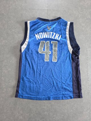 Maglia NBA Dallas Mavericks Nowitzki #41 Adidas