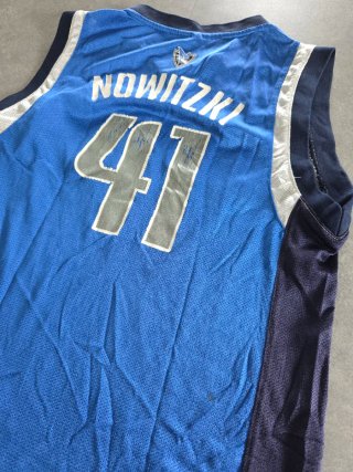 Maglia NBA Dallas Mavericks Nowitzki #41 Adidas