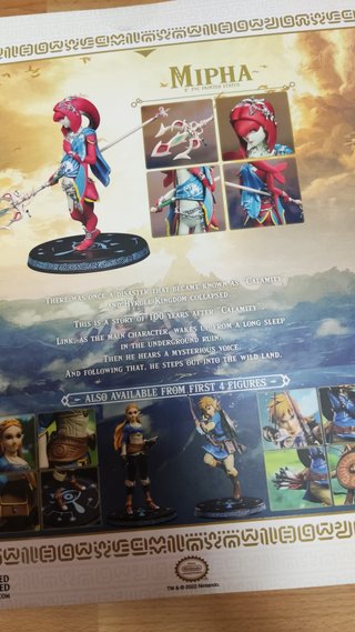 F4f Estatua de PVC Mipha Breath of The Wild zelda