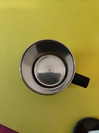 Taza Termo Café/Té de  oficina,Metal Negro .