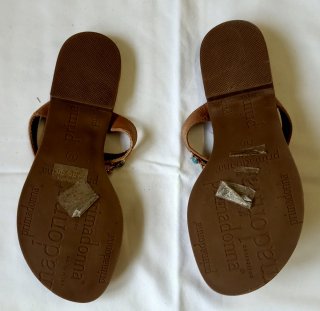 Infradito Prima Donna donna tg 37 oro/turchese