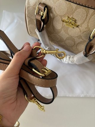 Bolso y Cartera Coach Monogram Beige
