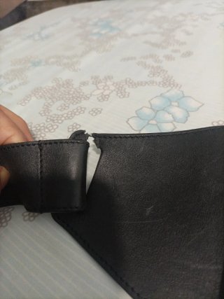 Riñonera de piel negra de Chanel