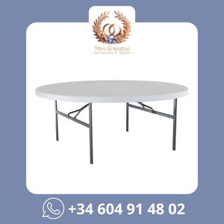 Alquiler Silla Plegable Negra y Blanca
