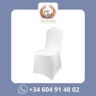 Alquiler Silla Plegable Negra y Blanca