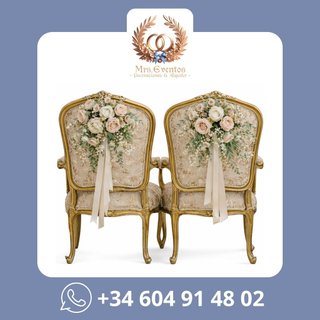 Alquiler Silla Plegable Negra y Blanca