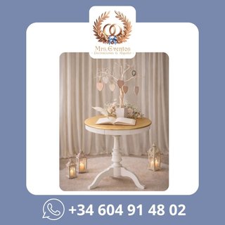 Alquiler Silla Plegable Negra y Blanca