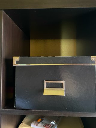 Caja de Almacenaje Negra IKEA