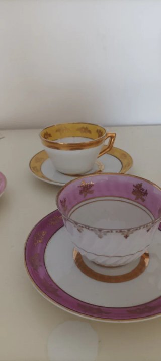 Lote 3 Tazas y Platos Limoges