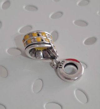Charm Coliseo Roma Plata y Esmalte