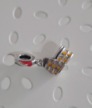 Charm Coliseo Roma Plata y Esmalte