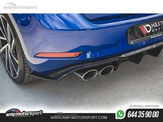 DIFUSOR TRASERO VW GOLF MK7 R 2017-2020 LOOK CARBONO