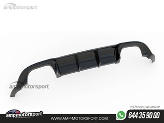 DIFUSOR TRASERO VW GOLF MK7 R 2017-2020 LOOK CARBONO