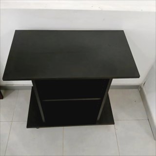 Mueble Auxiliar Negro con Ruedas - Ideal Oficina
