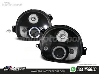 FAROS DELANTEROS OJOS DE ANGEL PARA RENAULT TWINGO