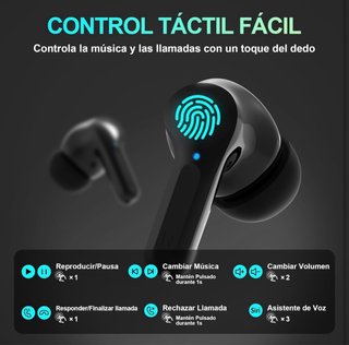 Auriculares Inalambricos Bluetooth i17 Negros