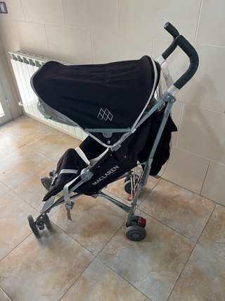 Silla de paseo Maclaren negra