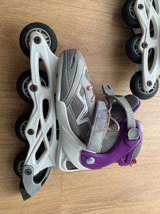Patines en línea Oxelo morados talla 35-38