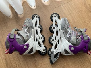 Patines en línea Oxelo morados talla 35-38