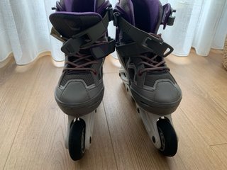 Patines en línea Oxelo morados talla 35-38