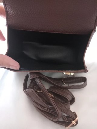 Mini bolso marrón