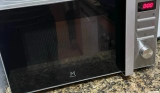 Microondas plateado