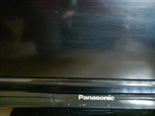 Televisión Panasonic Negra