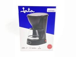 Cafetera Jata 2-8 Tazas Negra