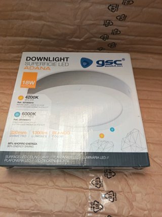 Lámpara LED Empotrable BELUR 24W 6500K total 8 und