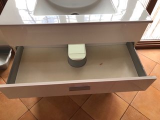 Armario baño blanco 80x47x83